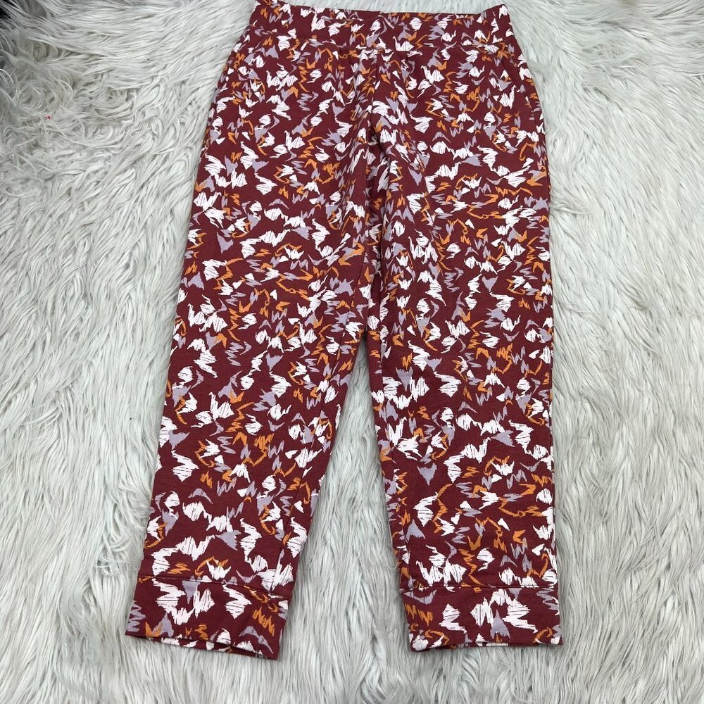 LOGO By Lori Goldstein French Terry Cropped Jogger Pants